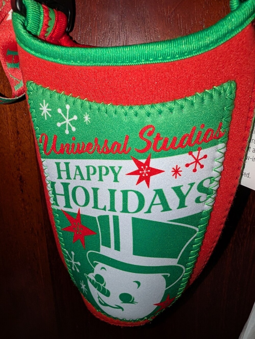 Universal Studios Happy Holidays Freestyle Cup Holder NWT